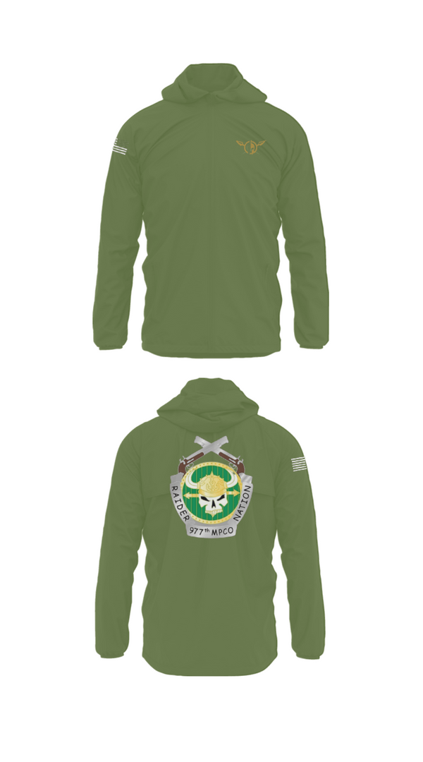Windbreaker, 977 MP CO, Army, Teamtime, Team time, sublimation, custom sports apparel, team uniforms, spirit wear, spiritwear, sports uniforms, custom shirts, team store, custom team store, fundraiser sports, apparel fundraiser
