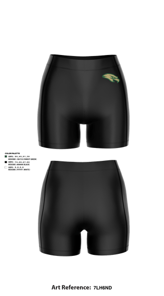 Women's Compression Shorts, Cypress Falls High School Track, Track & Field, Teamtime, Team time, sublimation, custom sports apparel, team uniforms, spirit wear, spiritwear, sports uniforms, custom shirts, team store, custom team store, fundraiser sports, apparel fundraiser