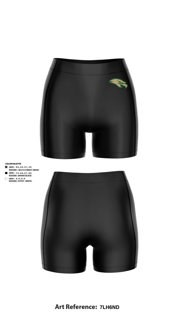 Women's Compression Shorts, Cypress Falls High School Track, Track & Field, Teamtime, Team time, sublimation, custom sports apparel, team uniforms, spirit wear, spiritwear, sports uniforms, custom shirts, team store, custom team store, fundraiser sports, apparel fundraiser