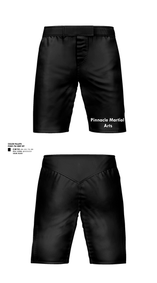 Fight Shorts, Pinnacle Martial Arts, , Teamtime, Team time, sublimation, custom sports apparel, team uniforms, spirit wear, spiritwear, sports uniforms, custom shirts, team store, custom team store, fundraiser sports, apparel fundraiser