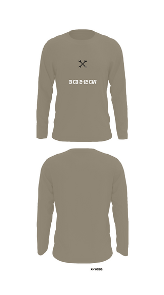 Long Sleeve Performance Shirt, B CO 2-12 CAV, Army, Teamtime, Team time, sublimation, custom sports apparel, team uniforms, spirit wear, spiritwear, sports uniforms, custom shirts, team store, custom team store, fundraiser sports, apparel fundraiser