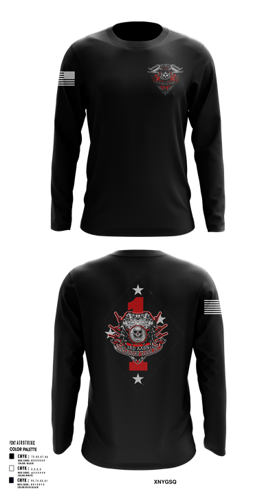 3rd AABN MTU 16742717 Long Sleeve Performance Shirt - 133