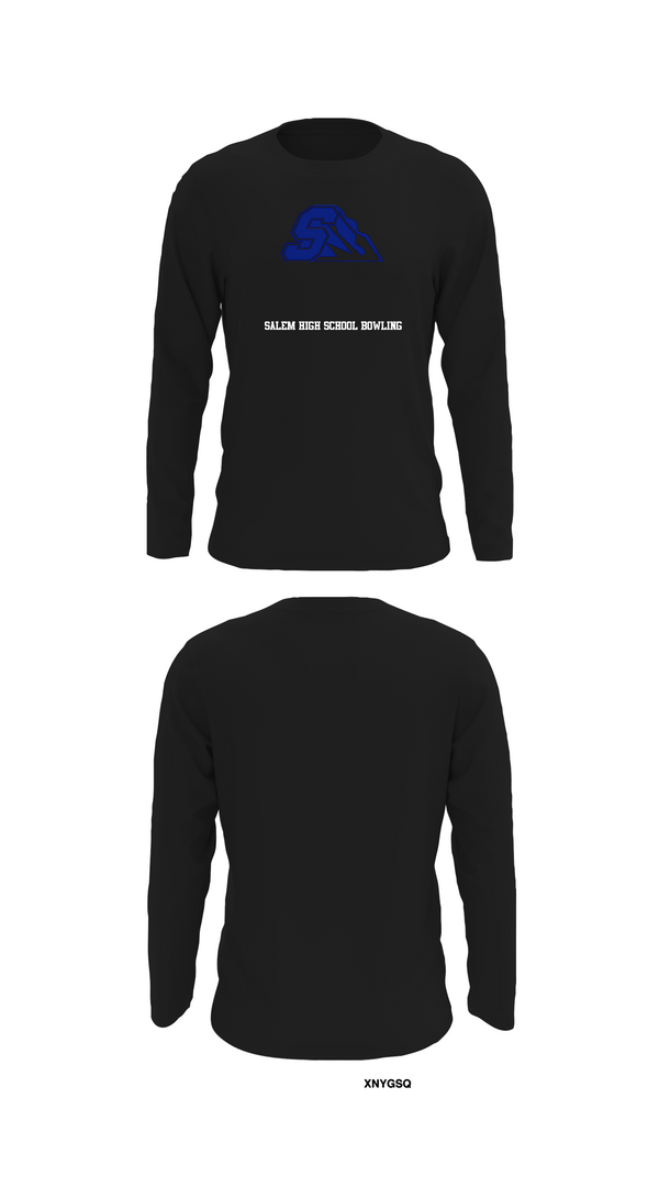 Long Sleeve Performance Shirt, Salem High School Bowling, Bowling, Teamtime, Team time, sublimation, custom sports apparel, team uniforms, spirit wear, spiritwear, sports uniforms, custom shirts, team store, custom team store, fundraiser sports, apparel fundraiser
