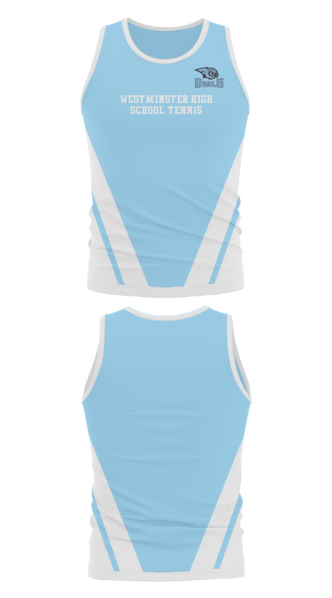 Tank Top, Westminster High School Tennis, Tennis, Teamtime, Team time, sublimation, custom sports apparel, team uniforms, spirit wear, spiritwear, sports uniforms, custom shirts, team store, custom team store, fundraiser sports, apparel fundraiser