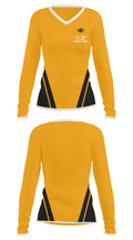 Half Moon Bay High School Tennis 37910958 Women's Long Sleeve V-neck Shirt - 36