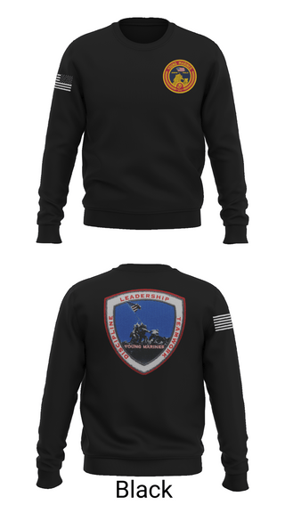 Crew Neck Sweatshirt, Lancaster County Young Marines, Marines, Teamtime, Team time, sublimation, custom sports apparel, team uniforms, spirit wear, spiritwear, sports uniforms, custom shirts, team store, custom team store, fundraiser sports, apparel fundraiser