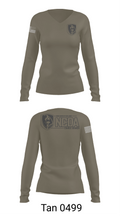 CCoE NCOA Charlie Branch 15308230 Women's Long Sleeve V-neck Shirt - 77
