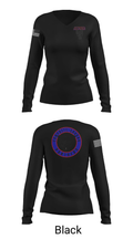 Campbell-Savona Senior High School Track 38592234 Women's Long Sleeve V-neck Shirt - 13