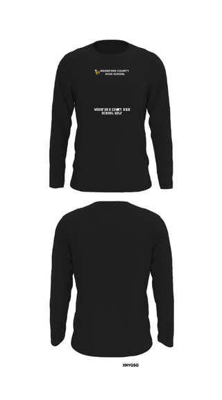 Long Sleeve Performance Shirt, Woodford County High School Golf, Golf, Teamtime, Team time, sublimation, custom sports apparel, team uniforms, spirit wear, spiritwear, sports uniforms, custom shirts, team store, custom team store, fundraiser sports, apparel fundraiser