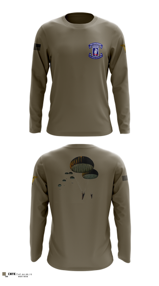 Long Sleeve Performance Shirt, 173rd airborne brigade, , Teamtime, Team time, sublimation, custom sports apparel, team uniforms, spirit wear, spiritwear, sports uniforms, custom shirts, team store, custom team store, fundraiser sports, apparel fundraiser