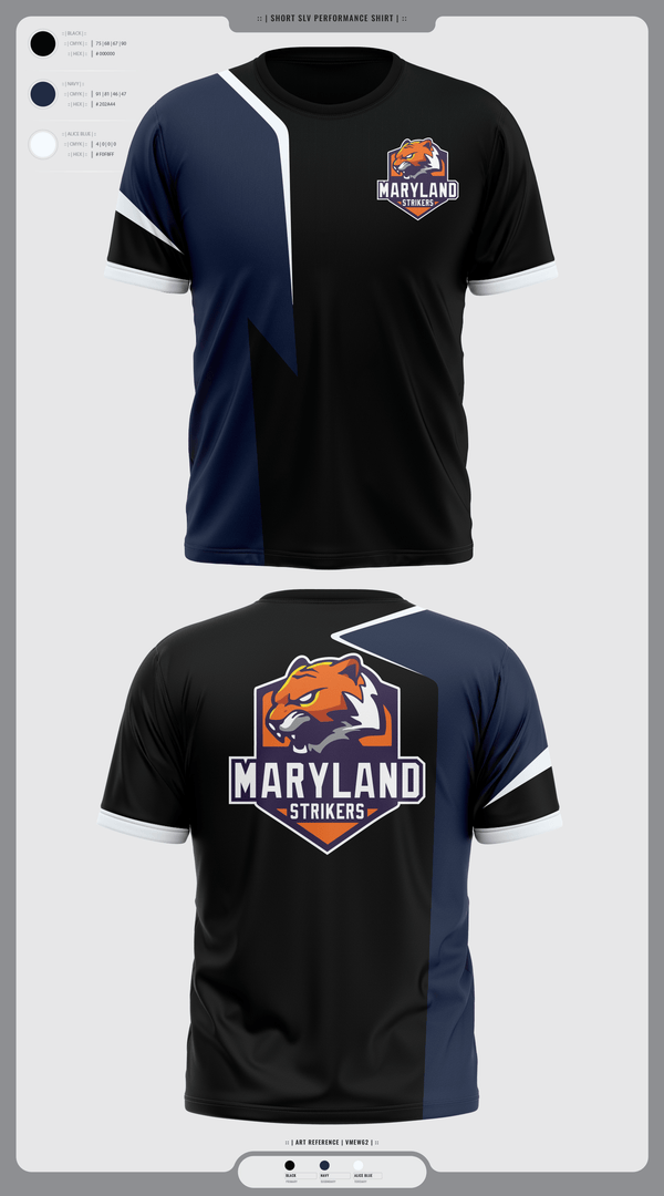 Maryland Strikers 51153203 Short Sleeve Performance Shirt - 1