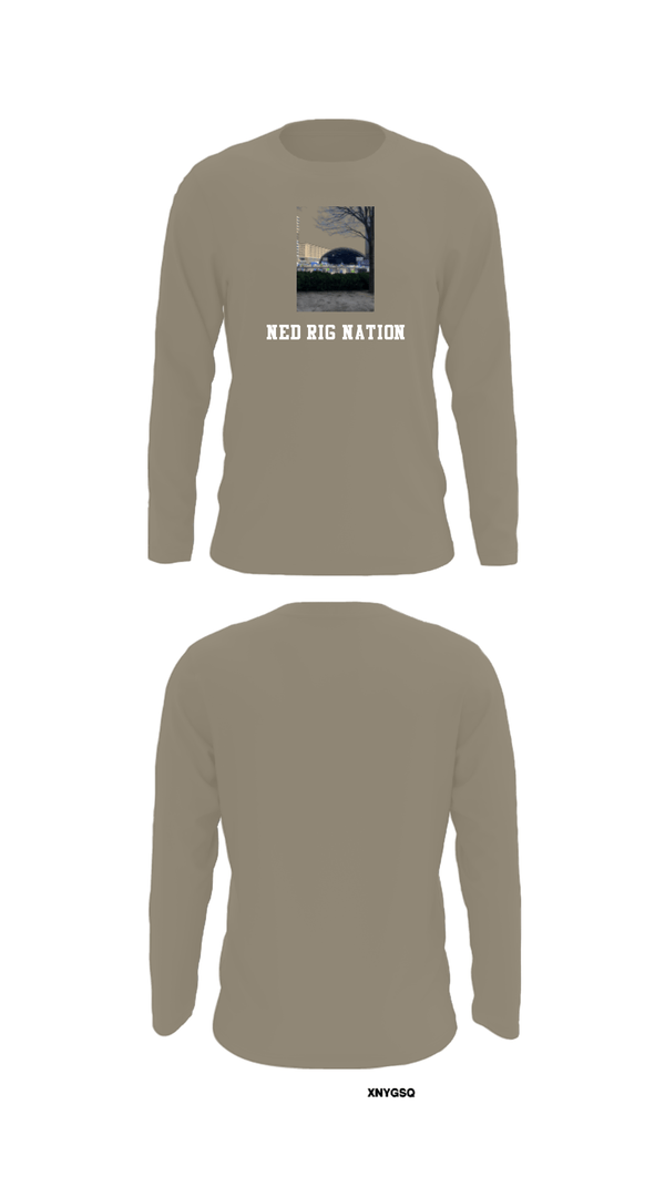 Long Sleeve Performance Shirt, Ned Rig nation, Baseball, Teamtime, Team time, sublimation, custom sports apparel, team uniforms, spirit wear, spiritwear, sports uniforms, custom shirts, team store, custom team store, fundraiser sports, apparel fundraiser