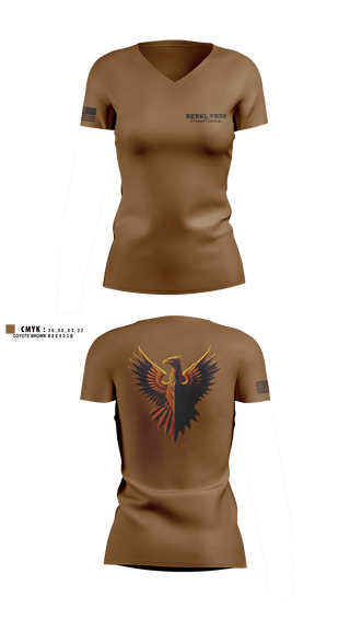 Womens Short Sleeve Vneck Shirt, RebelVetsCreations, Army, Teamtime, Team time, sublimation, custom sports apparel, team uniforms, spirit wear, spiritwear, sports uniforms, custom shirts, team store, custom team store, fundraiser sports, apparel fundraiser