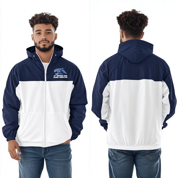 Windbreaker, CT Johnson High School Wrestling, Wrestling, Teamtime, Team time, sublimation, custom sports apparel, team uniforms, spirit wear, spiritwear, sports uniforms, custom shirts, team store, custom team store, fundraiser sports, apparel fundraiser