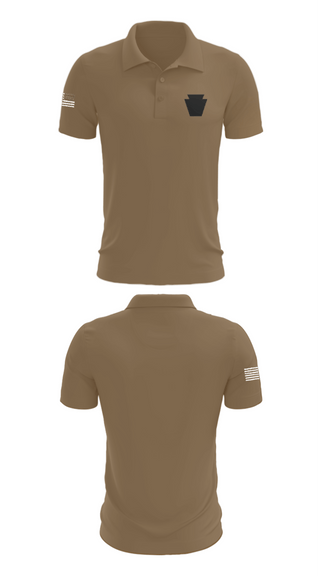 Short Sleeve Performance Polo, Blackout, National Guard, Teamtime, Team time, sublimation, custom sports apparel, team uniforms, spirit wear, spiritwear, sports uniforms, custom shirts, team store, custom team store, fundraiser sports, apparel fundraiser