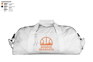 Duffle Bag, Monroe High School Basketball, Women's Basketball, Teamtime, Team time, sublimation, custom sports apparel, team uniforms, spirit wear, spiritwear, sports uniforms, custom shirts, team store, custom team store, fundraiser sports, apparel fundraiser
