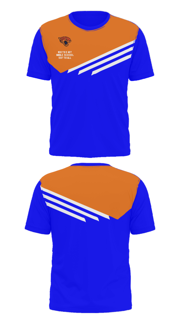 Short Sleeve Performance Shirt, Northeast Middle School Softball, Softball, Teamtime, Team time, sublimation, custom sports apparel, team uniforms, spirit wear, spiritwear, sports uniforms, custom shirts, team store, custom team store, fundraiser sports, apparel fundraiser