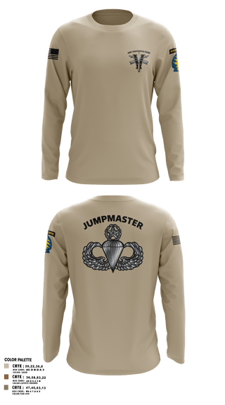 Long Sleeve Performance Shirt, Army Paratroopers Brand, , Teamtime, Team time, sublimation, custom sports apparel, team uniforms, spirit wear, spiritwear, sports uniforms, custom shirts, team store, custom team store, fundraiser sports, apparel fundraiser