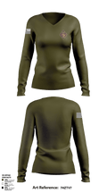 Transportation service company 35448191 Women's Long Sleeve V-neck Shirt - 1