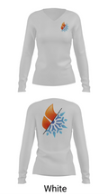 Pointer services hvac 25051027 Women's Long Sleeve V-neck Shirt - 16