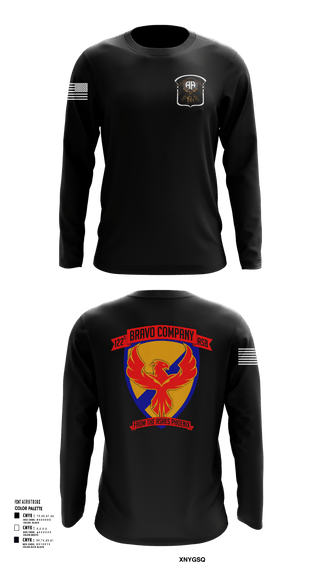 Long Sleeve Performance Shirt, B-Co 122 ASB, Army, Teamtime, Team time, sublimation, custom sports apparel, team uniforms, spirit wear, spiritwear, sports uniforms, custom shirts, team store, custom team store, fundraiser sports, apparel fundraiser