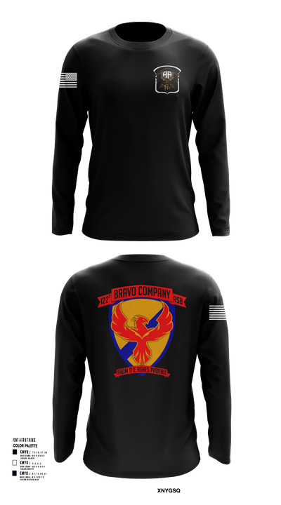 B-Co 122 ASB 42840392 Long Sleeve Performance Shirt - 119
