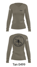 OT Division 43800163 Women's Long Sleeve V-neck Shirt - 72