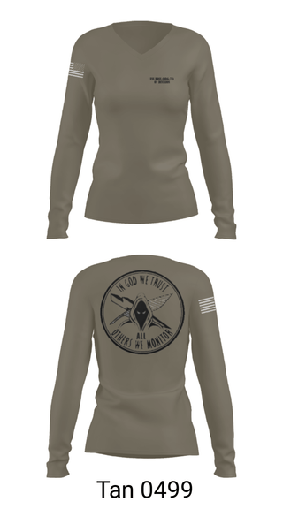 Women's Long Sleeve Vneck Shirt, OT Division, Navy, Teamtime, Team time, sublimation, custom sports apparel, team uniforms, spirit wear, spiritwear, sports uniforms, custom shirts, team store, custom team store, fundraiser sports, apparel fundraiser