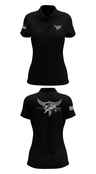Livingston Police Emergency Service Unit 52189708 Women's Short Sleeve Performance Polo  - 33