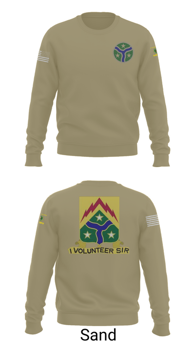 278th Armored Cavalry 65599627 Crew Neck Sweatshirt - 85