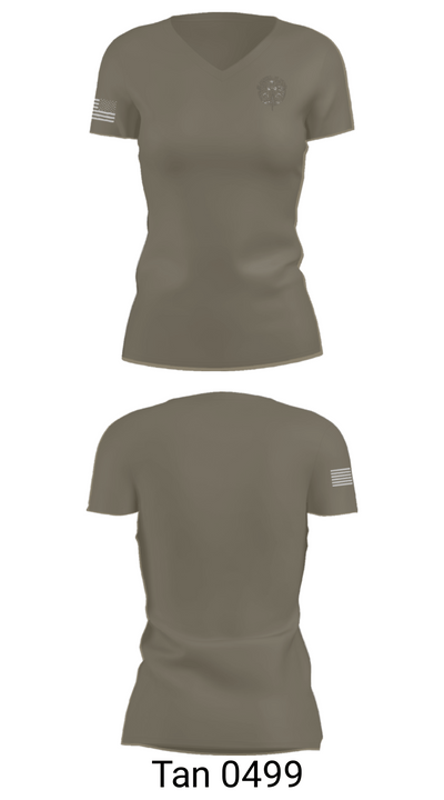 Corporal of Marines 1603192 Women's Short Sleeve V-neck Shirt - 68