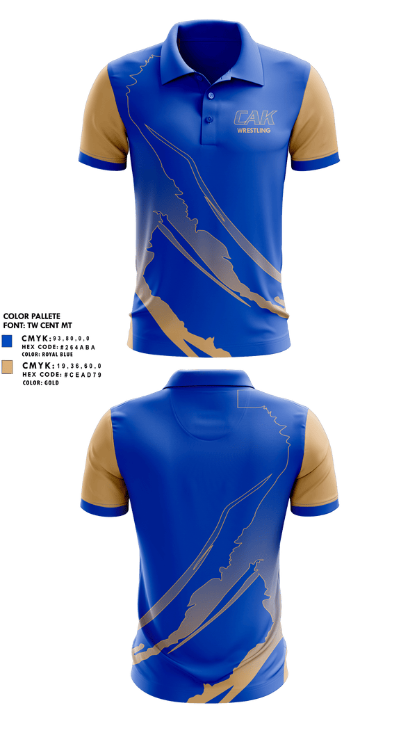 Short Sleeve Performance Polo, Christian Academy of Knoxville Wrestling, Wrestling, Teamtime, Team time, sublimation, custom sports apparel, team uniforms, spirit wear, spiritwear, sports uniforms, custom shirts, team store, custom team store, fundraiser sports, apparel fundraiser
