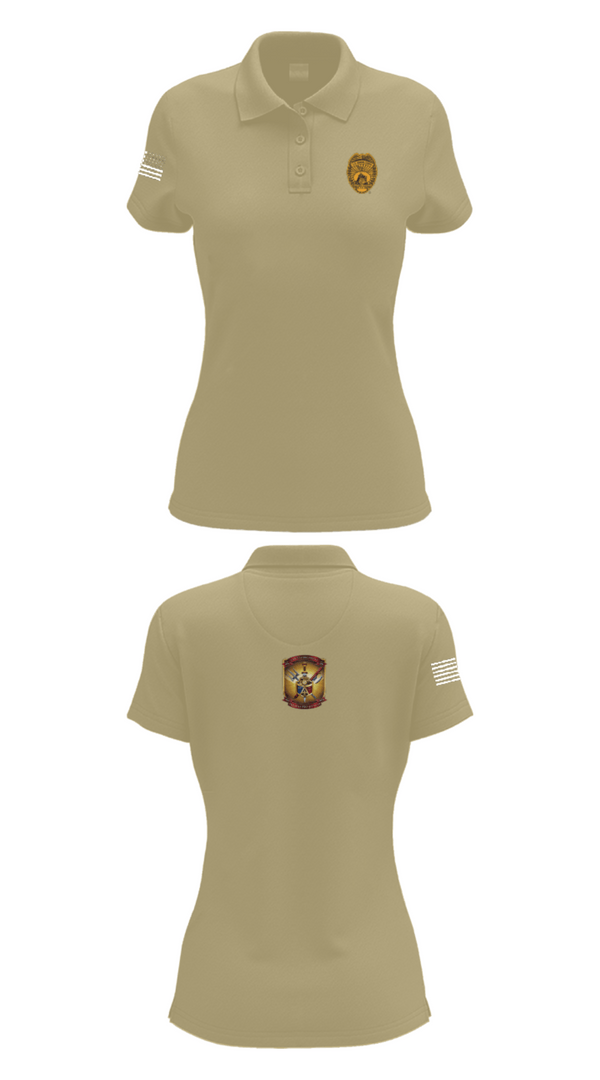 Women's Short Sleeve Performance Polo, 4th Law Enforcement Battalion Bravo Company, Marines, Teamtime, Team time, sublimation, custom sports apparel, team uniforms, spirit wear, spiritwear, sports uniforms, custom shirts, team store, custom team store, fundraiser sports, apparel fundraiser
