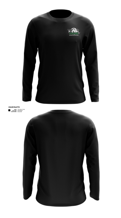 Kinnelon High School Bowling 36243159 Long Sleeve Performance Shirt - 30