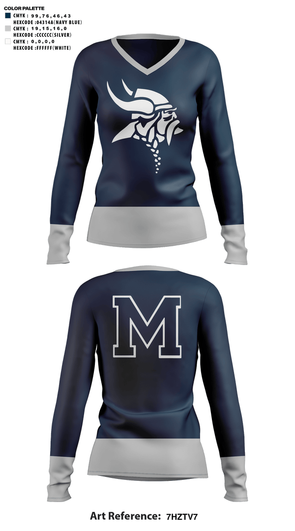 Womens Long Sleeve Vneck Shirt, Marysville High School Cheer, Cheer, Teamtime, Team time, sublimation, custom sports apparel, team uniforms, spirit wear, spiritwear, sports uniforms, custom shirts, team store, custom team store, fundraiser sports, apparel fundraiser
