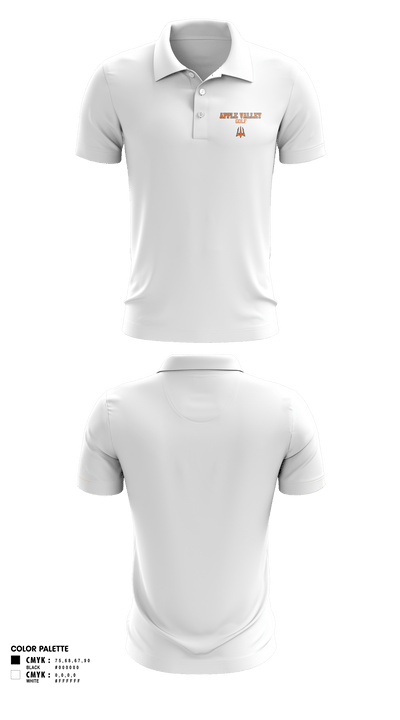 Apple Valley Sun Devils 42610667 Short Sleeve Performance Polo - 2