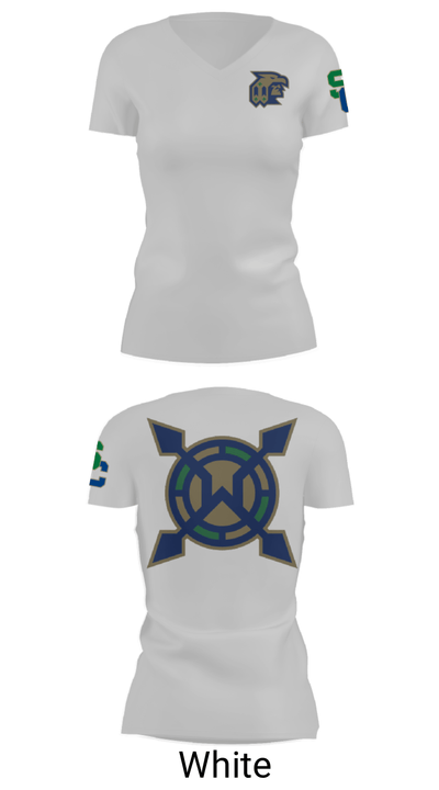 Snow Canyon High School Band 1796632 Women's Short Sleeve V-neck Shirt - 19