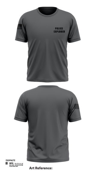 Short Sleeve Performance Shirt, Police Explorer, Police, Teamtime, Team time, sublimation, custom sports apparel, team uniforms, spirit wear, spiritwear, sports uniforms, custom shirts, team store, custom team store, fundraiser sports, apparel fundraiser