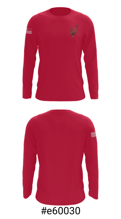 Coquille Red Devils 94588600 Long Sleeve Performance Shirt - 18