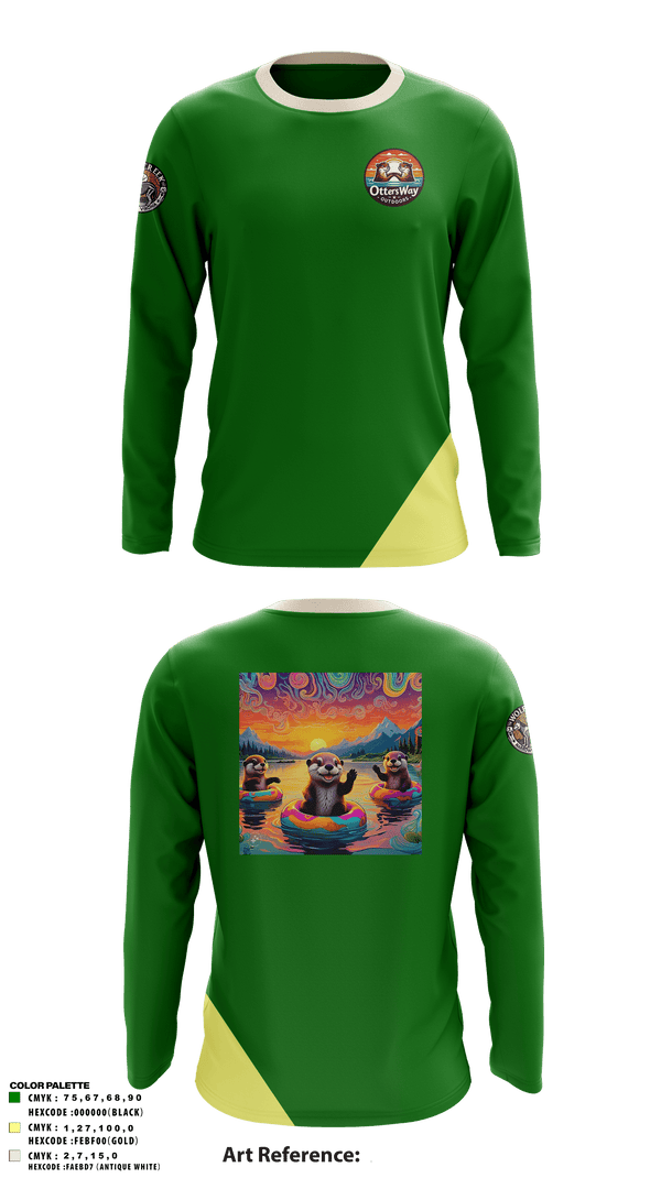 Long Sleeve Performance Shirt, Otters Way Outdoors, , Teamtime, Team time, sublimation, custom sports apparel, team uniforms, spirit wear, spiritwear, sports uniforms, custom shirts, team store, custom team store, fundraiser sports, apparel fundraiser