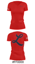 Louisville Legends Baseball 30344695 Women's Short Sleeve V-neck Shirt - 21