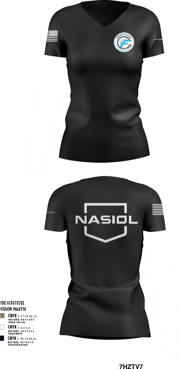 Womens Short Sleeve Vneck Shirt, FIRST CLASS CAR DETAIL, , Teamtime, Team time, sublimation, custom sports apparel, team uniforms, spirit wear, spiritwear, sports uniforms, custom shirts, team store, custom team store, fundraiser sports, apparel fundraiser