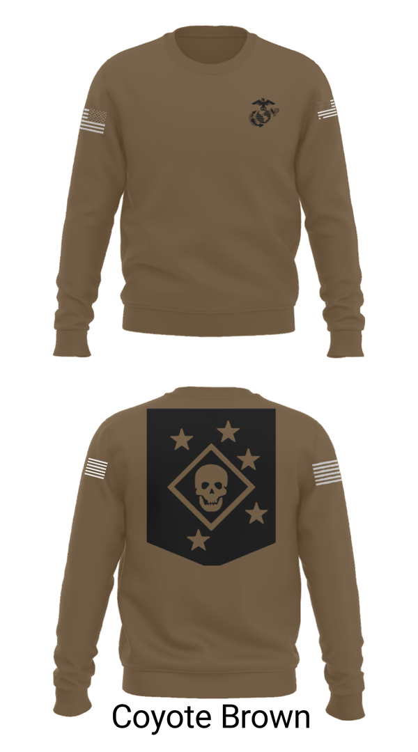 Crew Neck Sweatshirt, 2nd amphibious reconnaissance battalion, Marines, Teamtime, Team time, sublimation, custom sports apparel, team uniforms, spirit wear, spiritwear, sports uniforms, custom shirts, team store, custom team store, fundraiser sports, apparel fundraiser