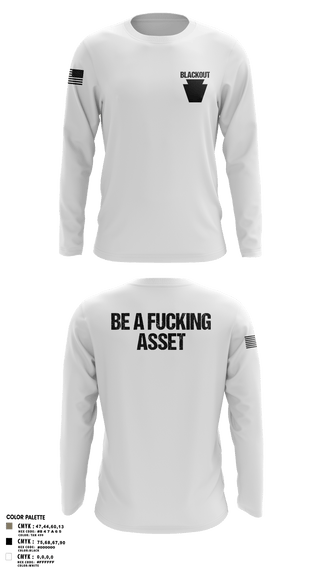 Long Sleeve Performance Shirt, Blackout, National Guard, Teamtime, Team time, sublimation, custom sports apparel, team uniforms, spirit wear, spiritwear, sports uniforms, custom shirts, team store, custom team store, fundraiser sports, apparel fundraiser