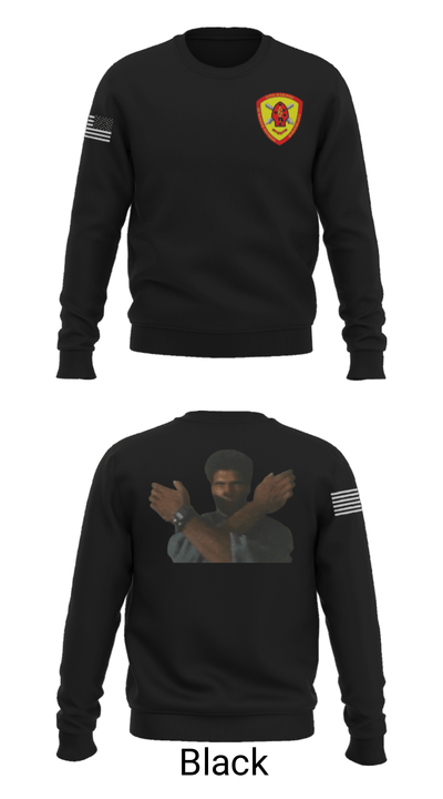 10th Marine Regiment 91436879 Crew Neck Sweatshirt - 25