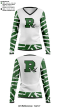 Rapoport Academy Public School-Meyer High School Volleyball 16376232 Women's Long Sleeve V-neck Shirt - 41