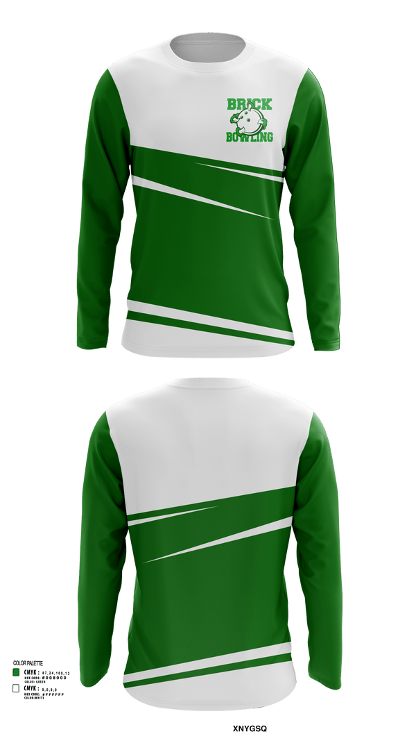 Long Sleeve Performance Shirt, Brick Township High School Bowling, Bowling, Teamtime, Team time, sublimation, custom sports apparel, team uniforms, spirit wear, spiritwear, sports uniforms, custom shirts, team store, custom team store, fundraiser sports, apparel fundraiser