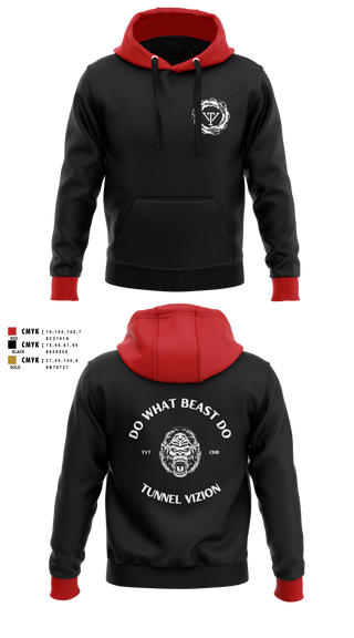 Hoodie, TUNNEL VIZION, Spirit Store, Teamtime, Team time, sublimation, custom sports apparel, team uniforms, spirit wear, spiritwear, sports uniforms, custom shirts, team store, custom team store, fundraiser sports, apparel fundraiser