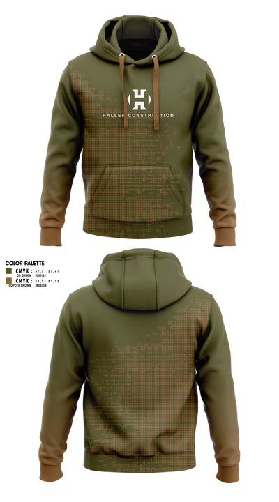 Haller Construction LLC 54644719 Hoodie - 1