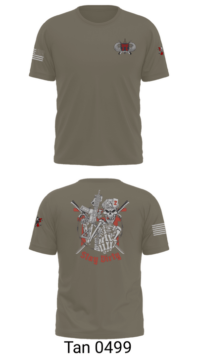 Dirty Deuce 1357112 Short Sleeve Performance Shirt - 76